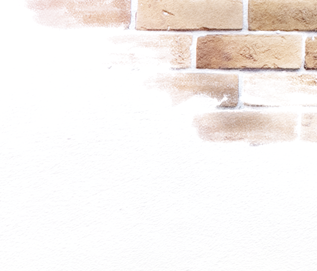 Brown brick wall textured background